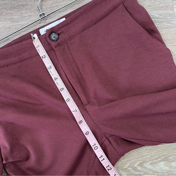 Amour‎ vert Beatrice cropped flare pants maroon - Picture 8 of 8